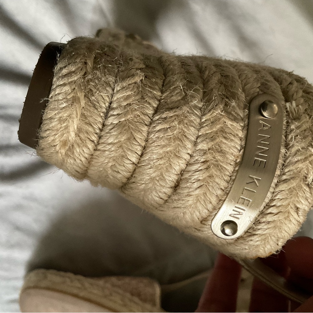Anne Klein Textile Upper 9 1/2M Rose Gold